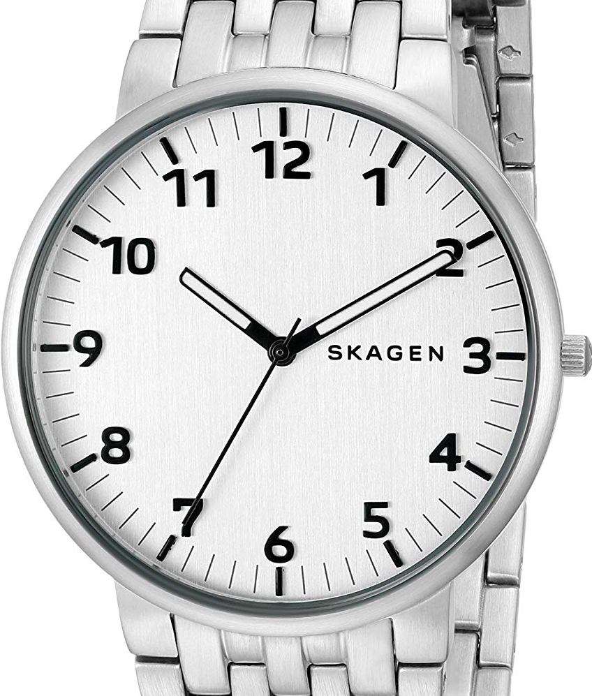 Authentic SKAGEN Denmark Ancher Stainless Steel Mens Watch
