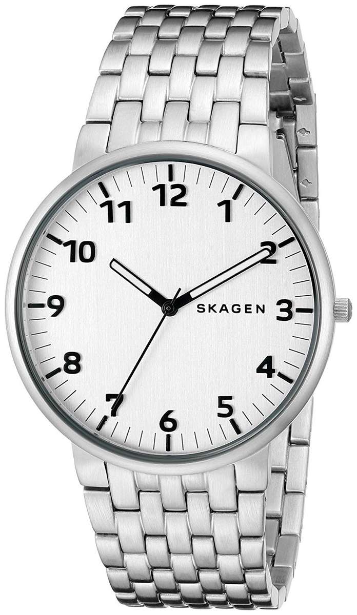 Authentic SKAGEN Denmark Ancher Stainless Steel Mens Watch