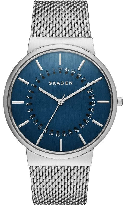 Authentic SKAGEN Denmark Ancher Stainless Steel Mens Watch