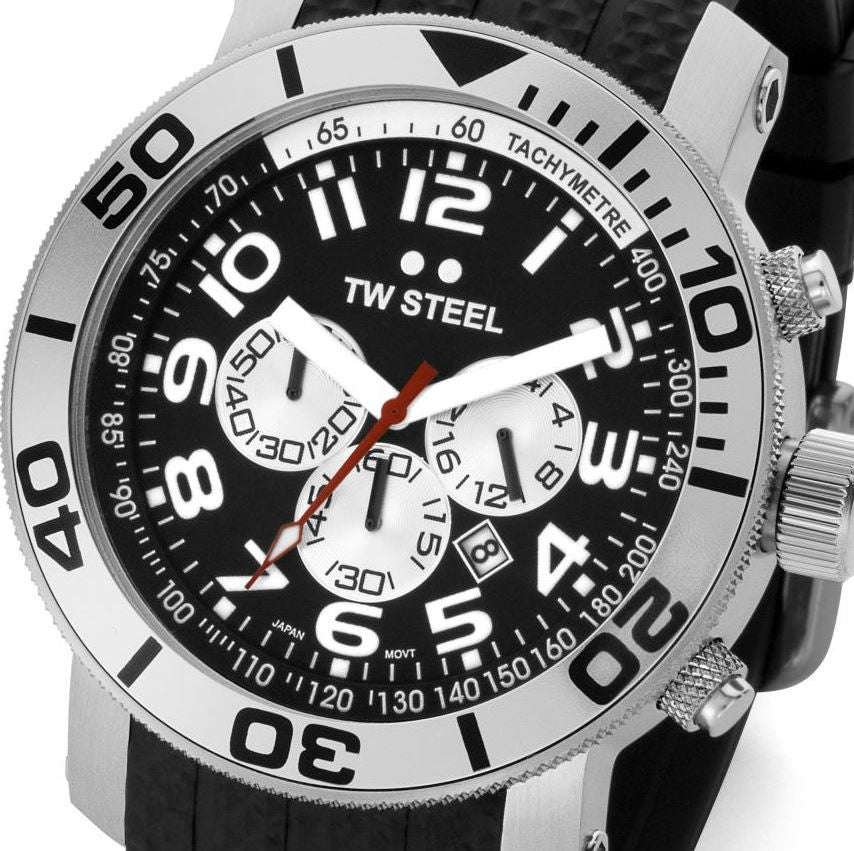 Authentic TW STEEL Grandeur Diver Chronograph Mens Watch