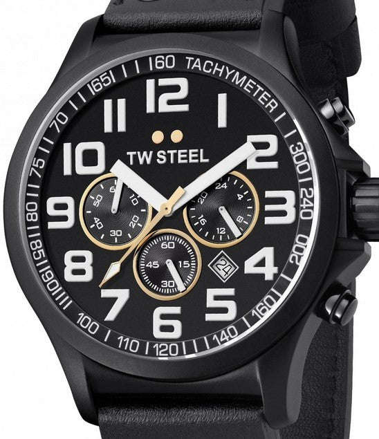 Authentic TW STEEL Lotus F1 Chronograph Mens Watch