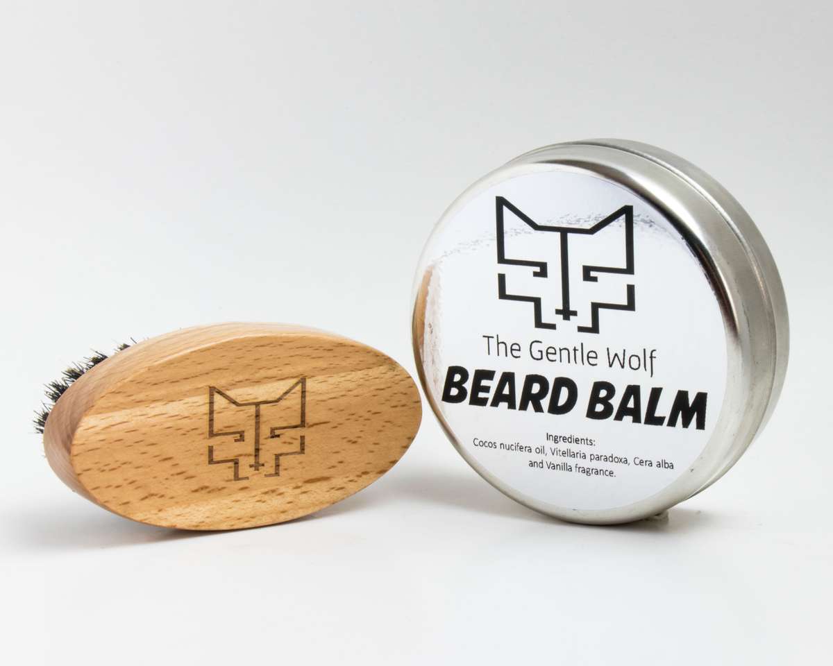 Beard Balm + Boar Bristle Beard Brush