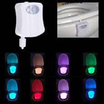 Toilet Night Light 8 Color LED Motion Activated Sensor