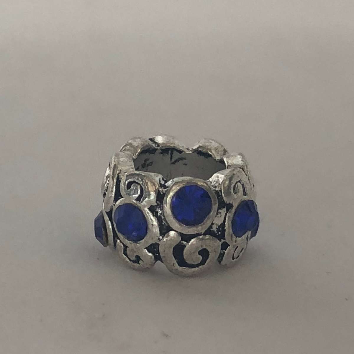 Bead Fit Pandora: Blue Gemstones & 'Silver'