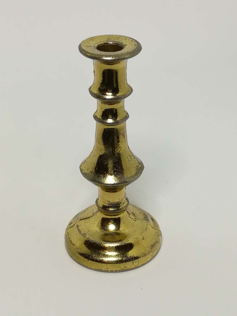 VTG Brass Candle Holder Made In England 756203 - Miniature