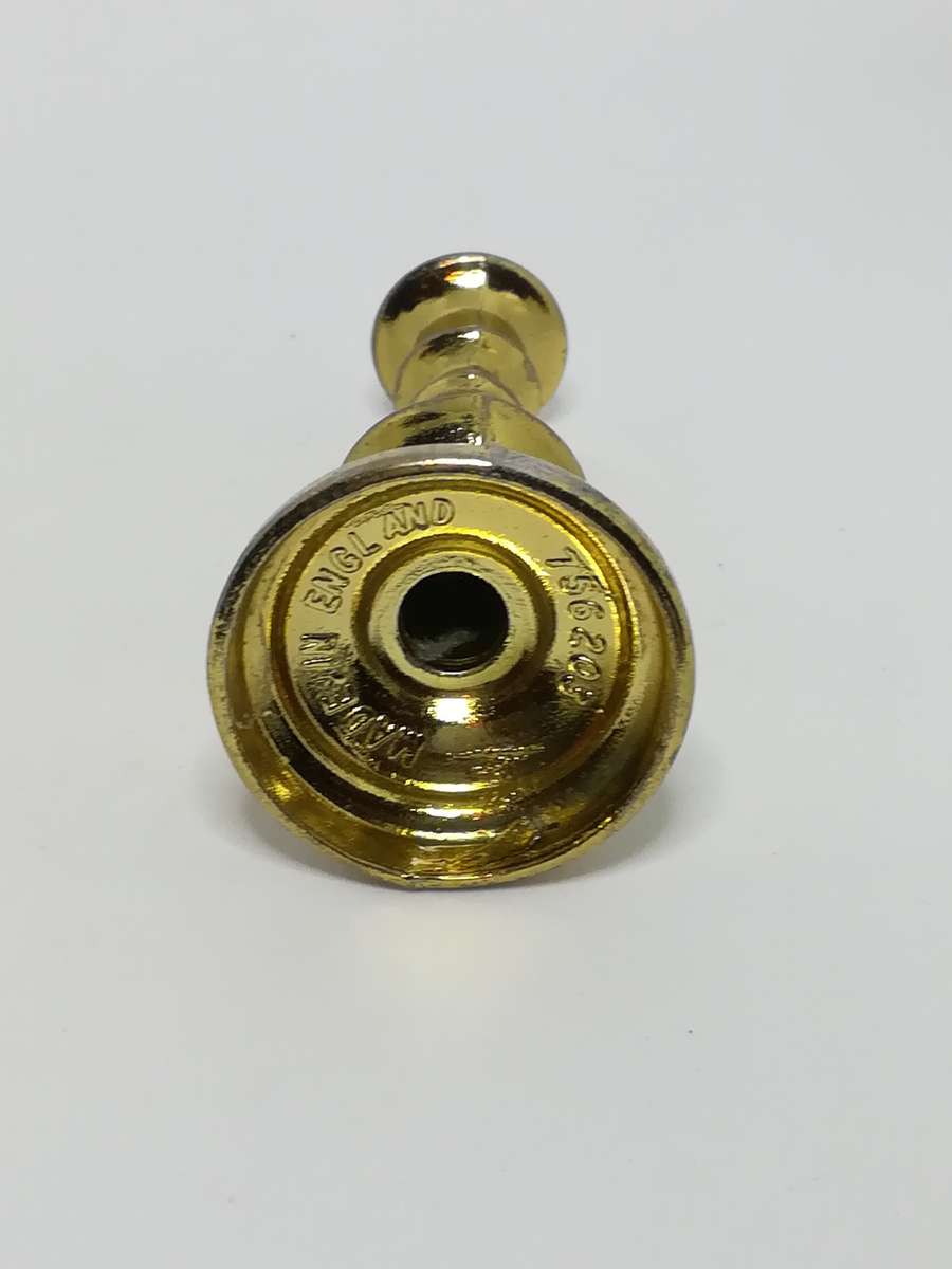 VTG Brass Candle Holder Made In England 756203 - Miniature