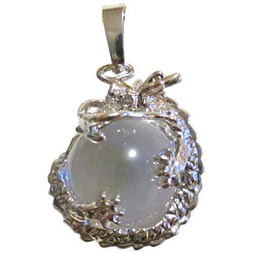 Quartz Dragon Pendants