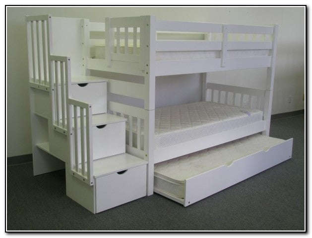 Morgan Pine Bunk Bed - single over three quarter