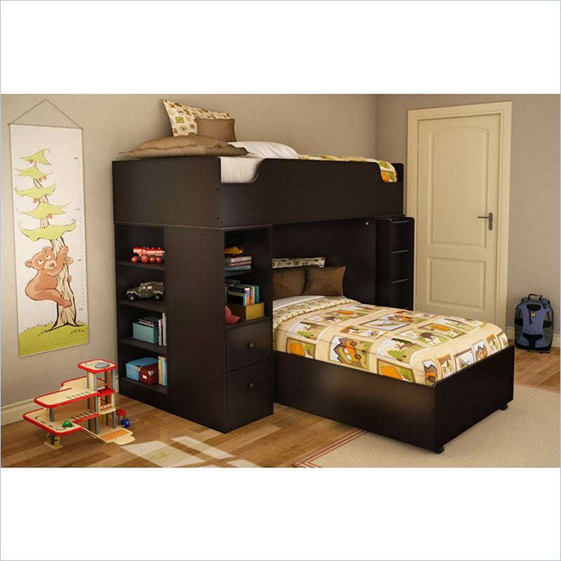 Combination loft Bunk - Single over single