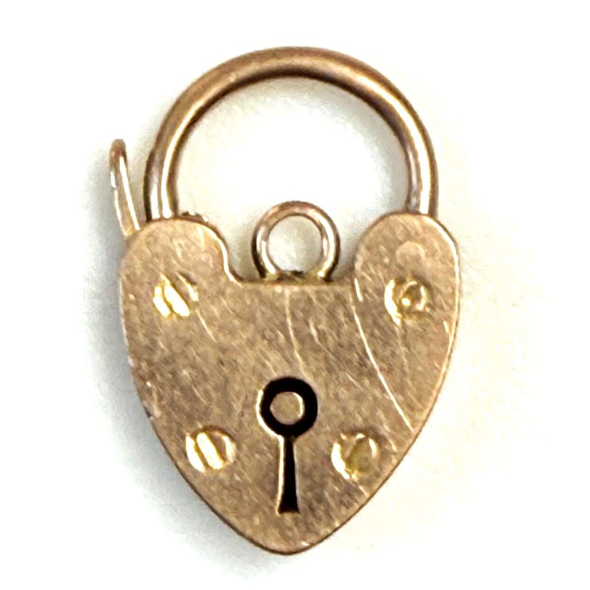 Antique 9ct Gold Padlock Clasp