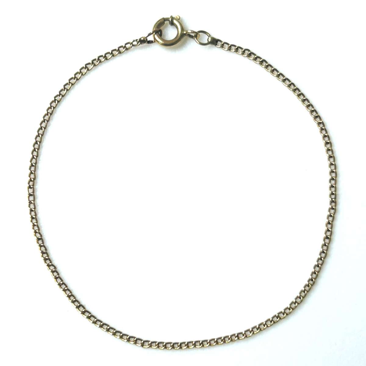 19ct Gold Curb Chain Bracelet