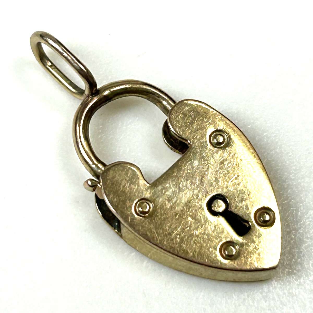 Antique 9ct Gold Padlock Clasp / Pendant