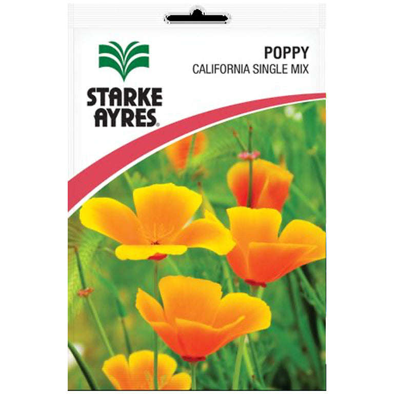 Poppy California Singles Seeds