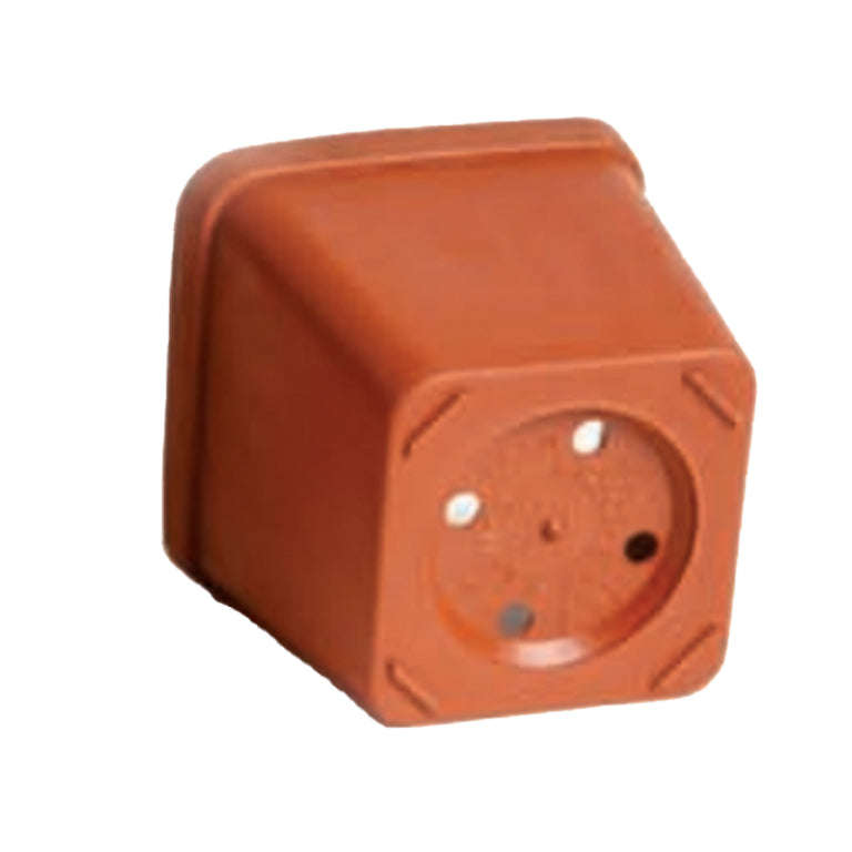 Square Plastic Pot - Terracotta