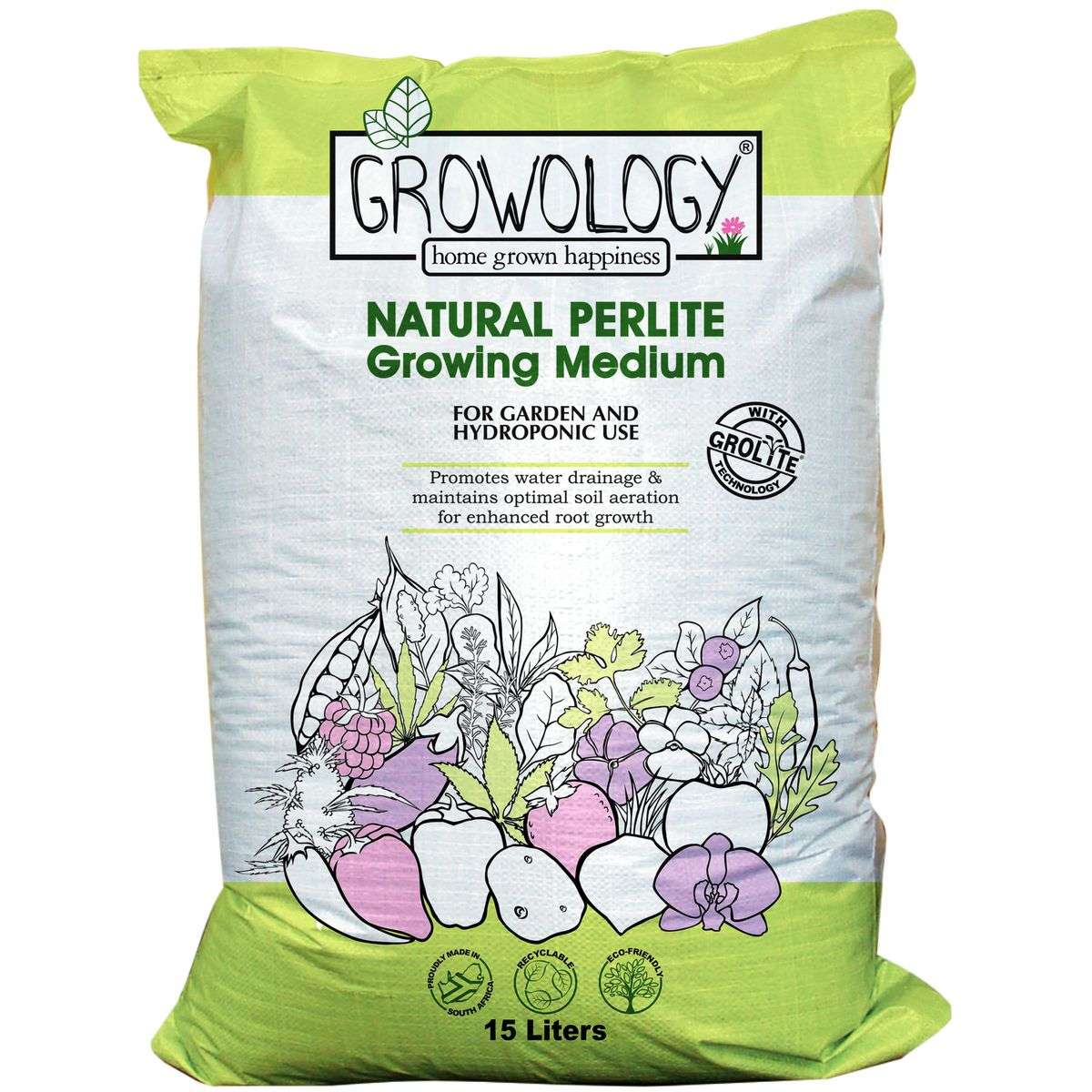 Perlite Growing Medium Bulk Pack (4 x 15L Bags)