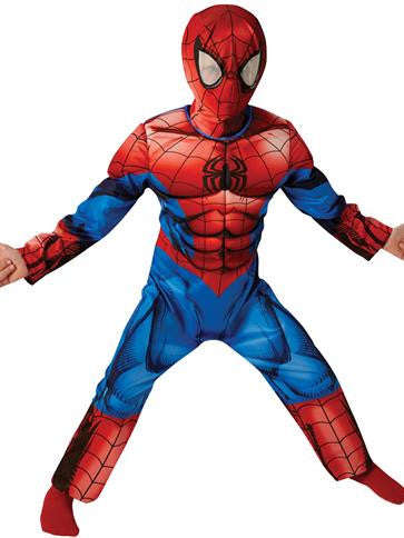 Spiderman Costume - Deluxe - Boys Costume - 5-6