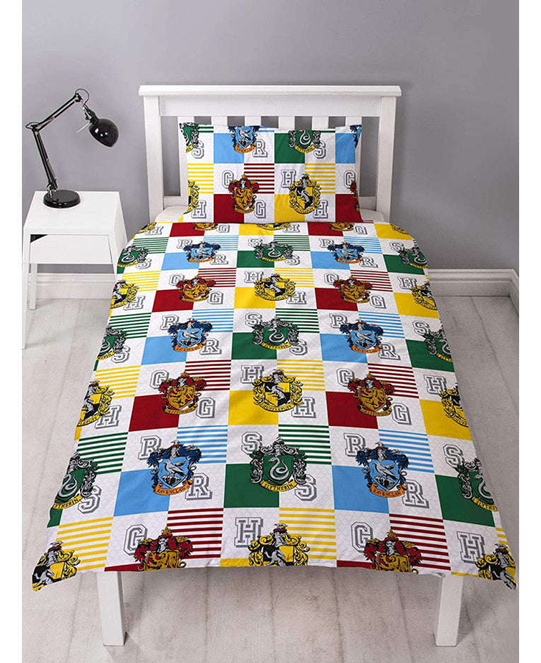 Harry Potter Stickers Duvet Cover Set - Harry Potter Bedding - Single