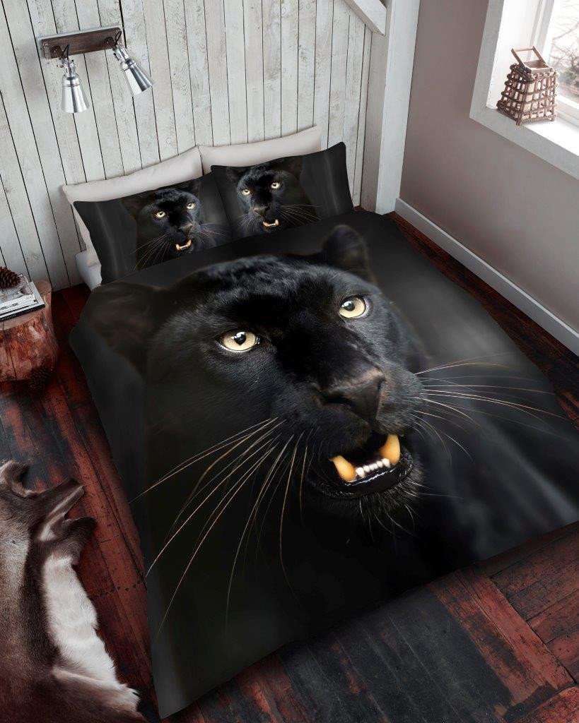 Panther Duvet - Panther Bedding - Single