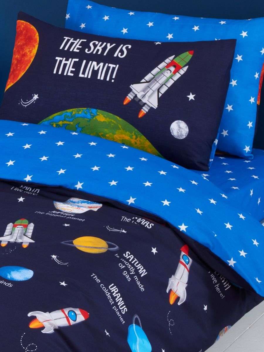 The Sky is the Limit Space Duvet Cover - Space Bedding  - Double