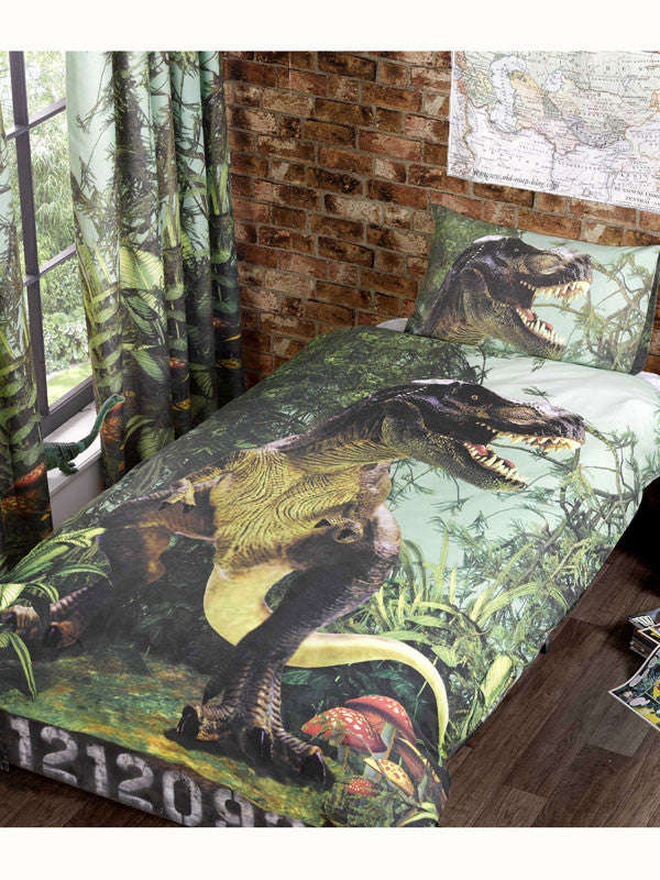 T Rex Dinosaur Duvet - Dinosaur Bedding - Single