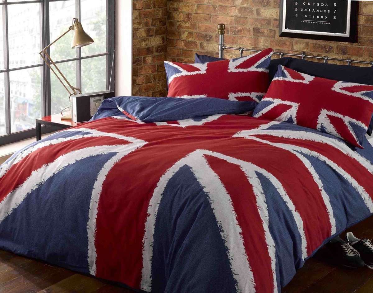 Union Jack Duvet - Union Jack Bedding - Single