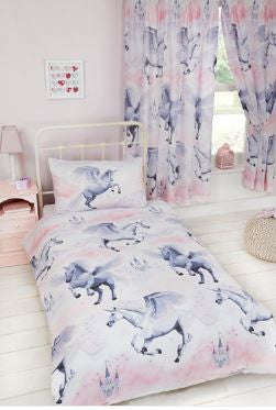 Star Dust Unicorn Duvet - Unicorn Bedding - Single