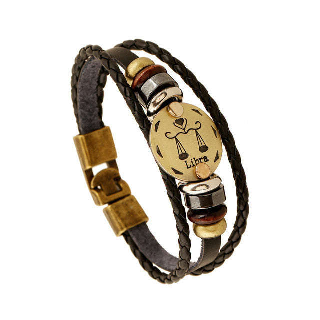 Men's Zodiac Bracelet - Libra