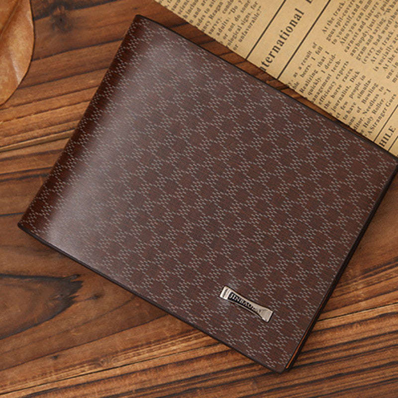 Men's Wallet - Bifold Plade Credit Card holder