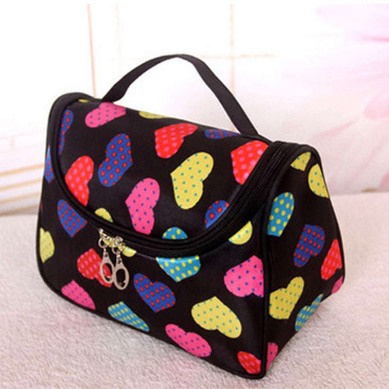 Travel Organiser Toiletry Cosmetic Bag - Love