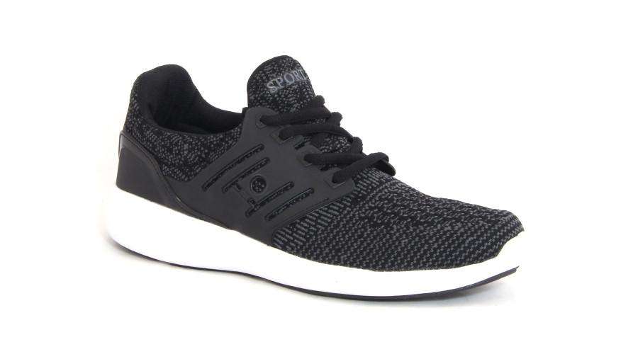 Booz Active Lace-Up's - Black/Grey - 10