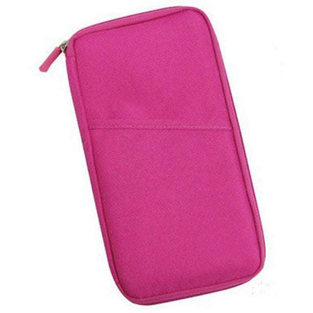 Passport Holder and Travel Wallet - Pink
