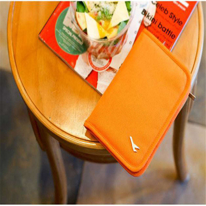 Passport Holder and Travel Wallet - Black