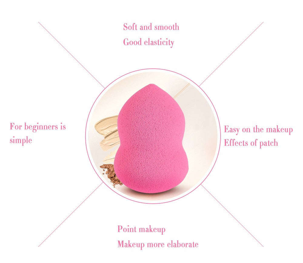 Foundation Sponge Blender - Gourd Shape (Medium: 32 * 46mm) - Yellow