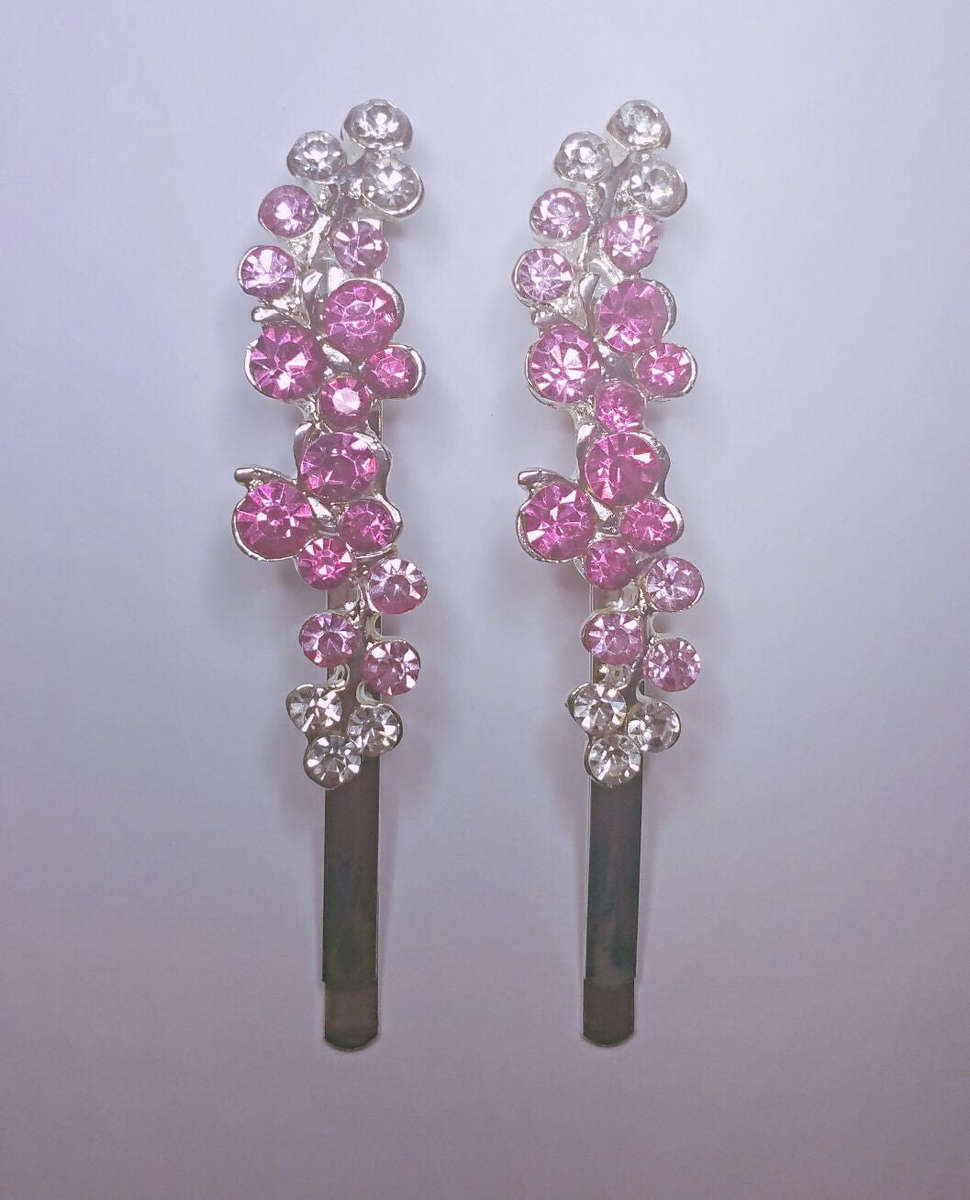 Hair Clips - Style 2 / Pink