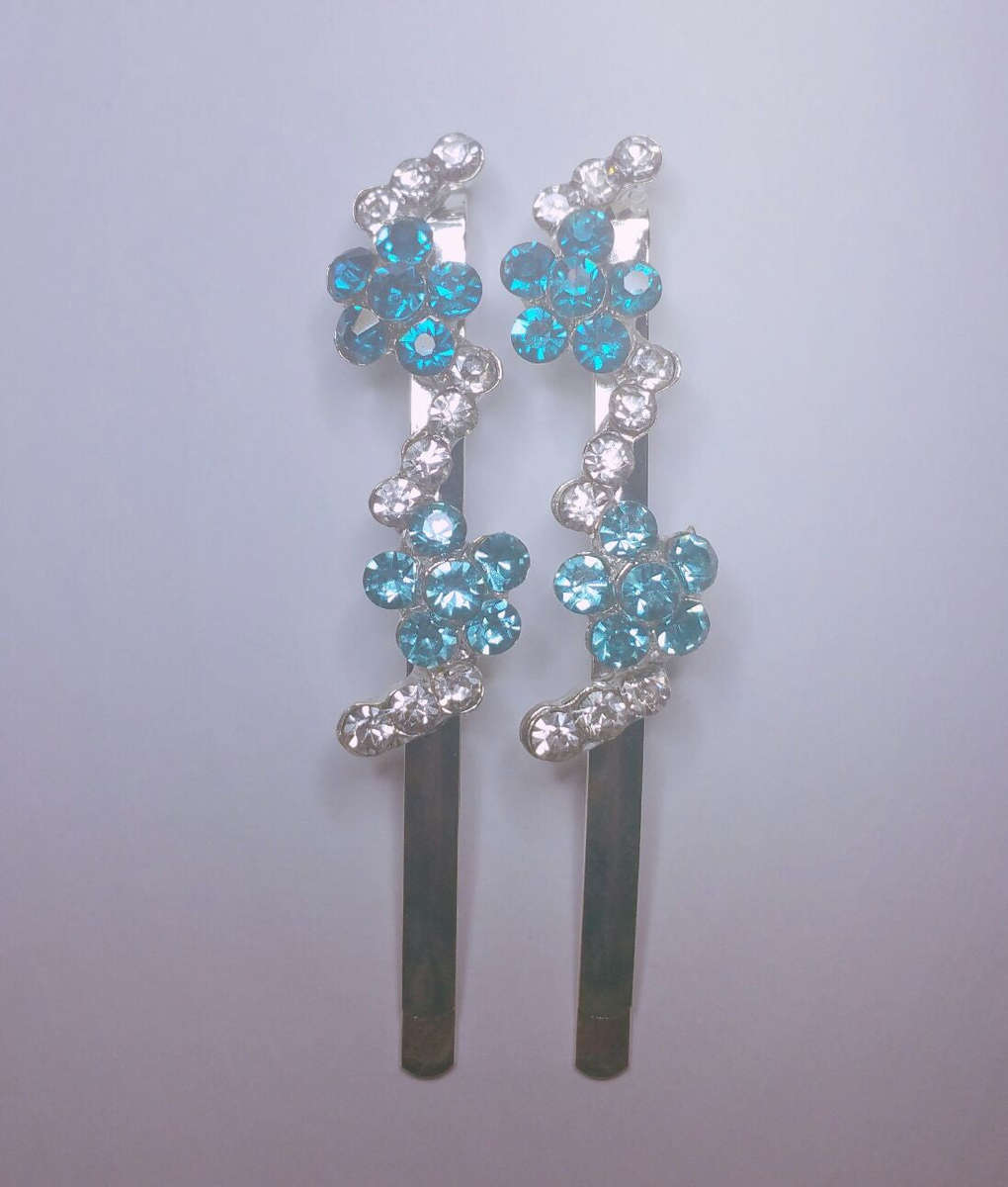 Hair Clips - Style 2 / Blue