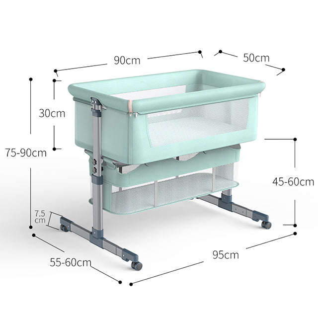 Infant Cot - Next to Me Camp Cot - Green