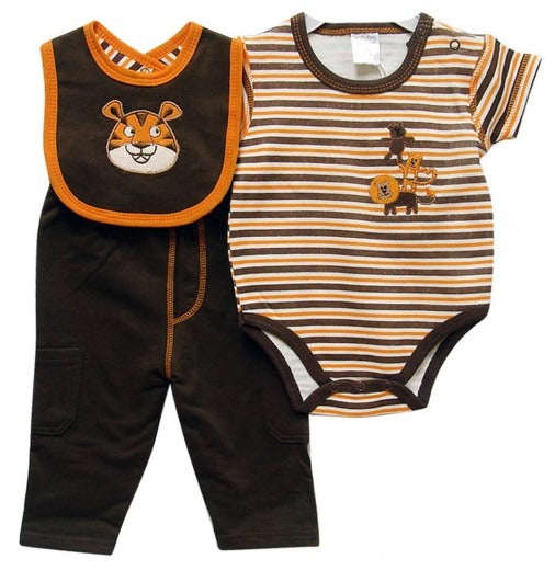 BOYS 3PC SET TIGER - Newborn