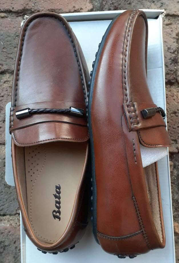 Bata Casual Moccasins - Brown - UK 8