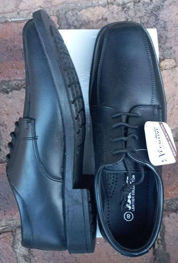 Bata Executive Formal Lace Up Shoe - Black - UK 9