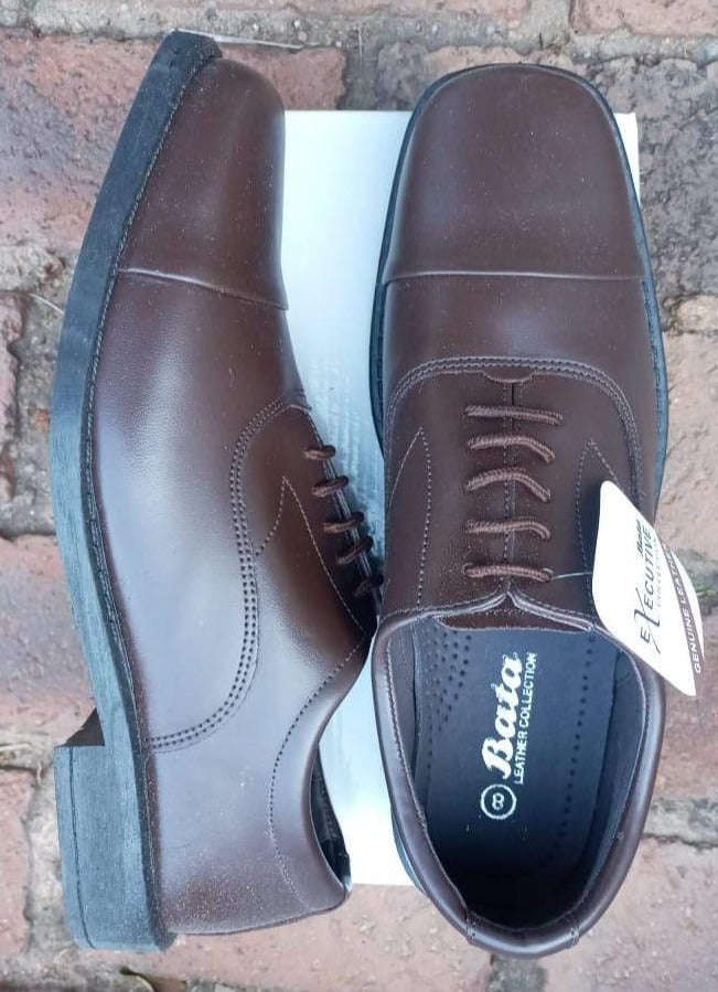Bata Formal Lace Up Shoe - Brown - UK 8
