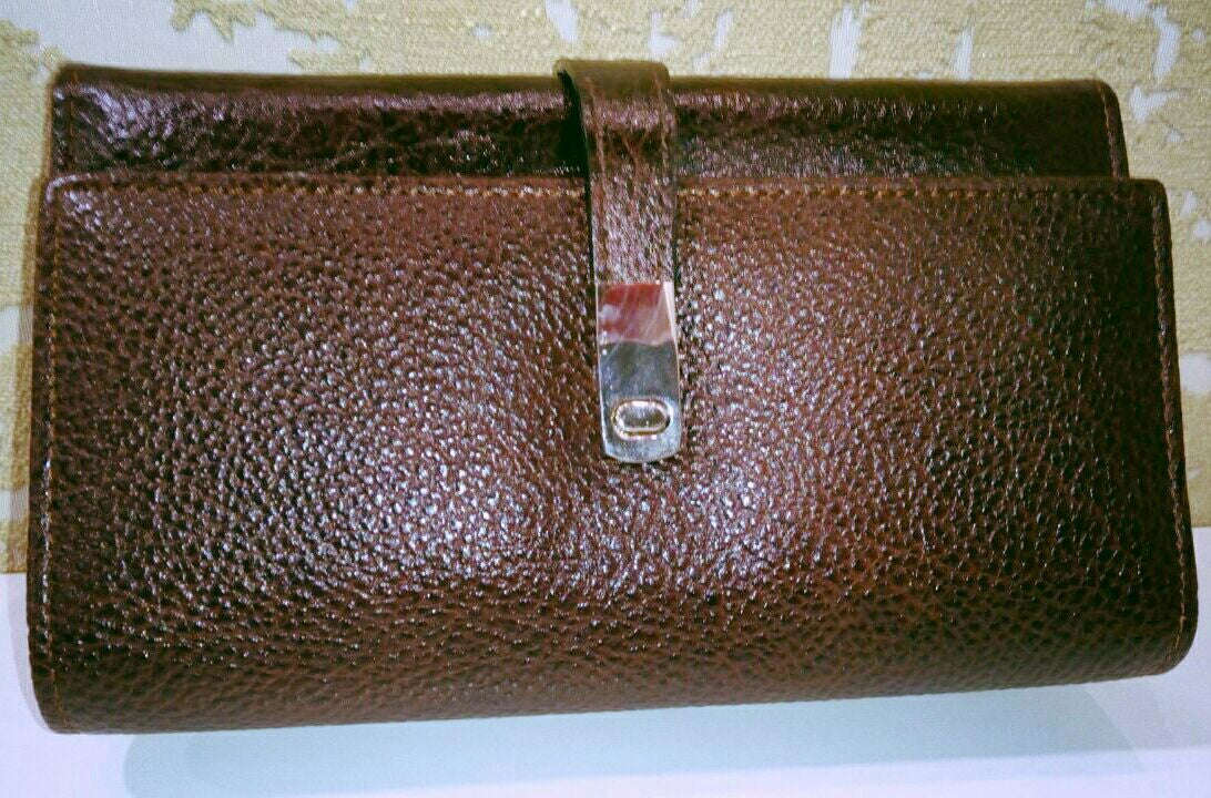 100% Genuine Buffalo Leather Wallet - Champaigne