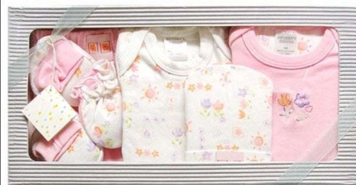 6pc Infant Gift Set (0+ months) - Pink