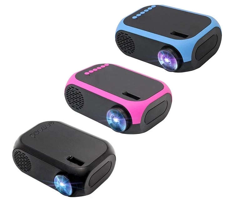 HD 1080P LED Multimedia Mini Projector - 600Lumen - White