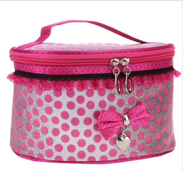 Travel Organiser Toiletry Cosmetic Bag - Pink