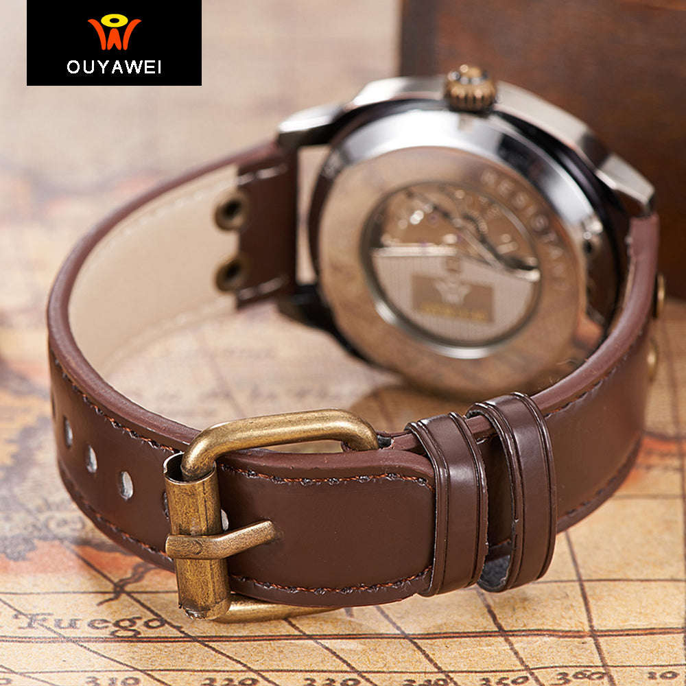 Automatic Steampunk Skeleton Mechanical Watches