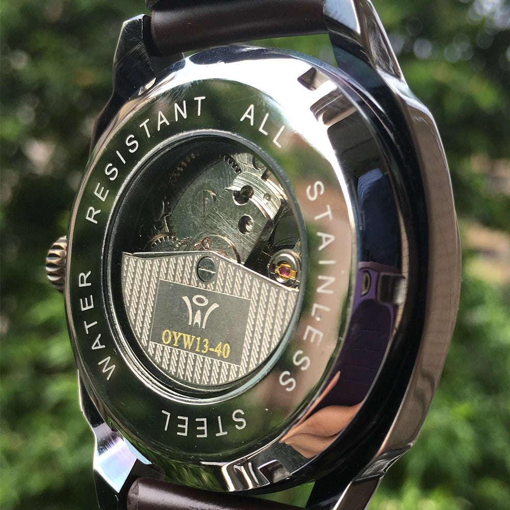 Automatic Steampunk Skeleton Mechanical Watches