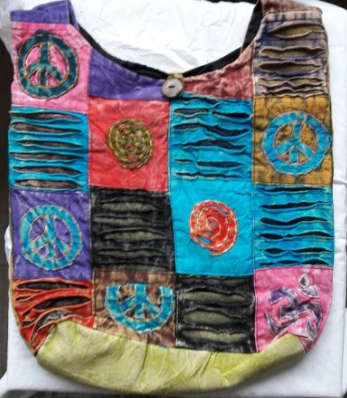 Ladies Handmade Hobo Sling Bag - Natural Art 18 Styles - Tree of Life 2