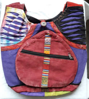 Ladies Handmade Hobo Sling Bag - Natural Art 18 Styles - Front ext 1