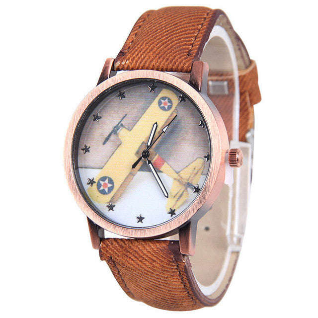 Ladies Vintage Watch - Plane