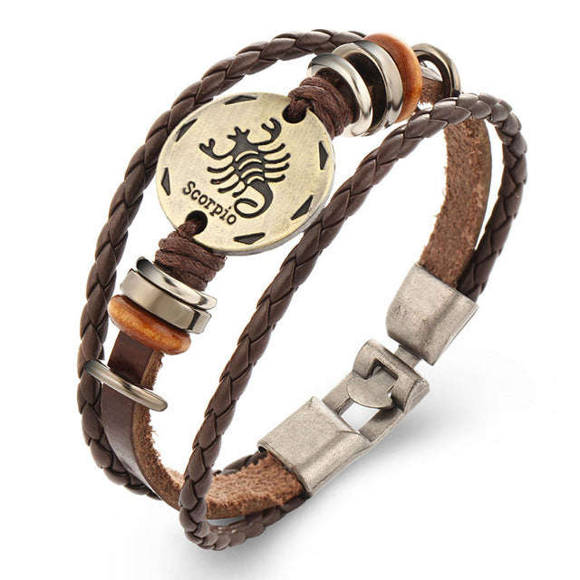 Unisex Zodiac Bracelet - Scorpio